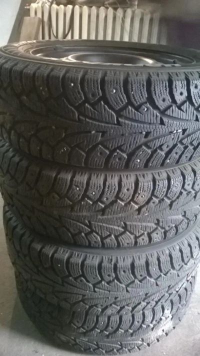 Лот: 6312486. Фото: 1. hankook 185/65/14 4шт. Шины на дисках
