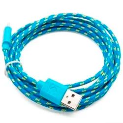 Лот: 9607523. Фото: 1. Кабель USB - microUSB в Х/Б оплетке... Дата-кабели, переходники