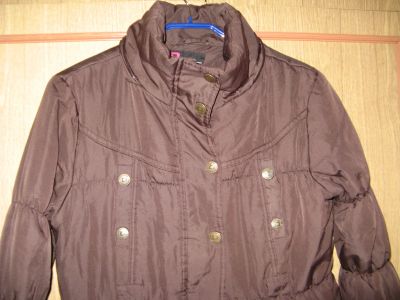 Лот: 23961373. Фото: 1. куртка коричневая р 40-44. Спортивная одежда