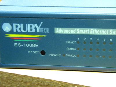 Лот: 4800562. Фото: 1. Управляемый коммутатор RUBY ES-1008E. Маршрутизаторы (роутеры)
