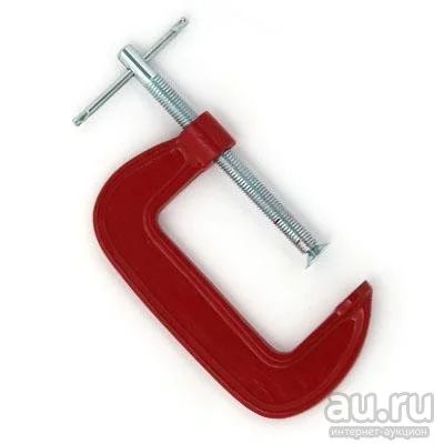 Лот: 16268949. Фото: 1. Струбцина Ермак G-тип 6" 668-025. Другое (инструмент)