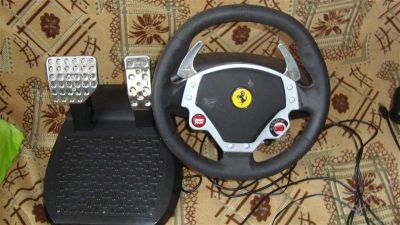 Лот: 2308759. Фото: 1. Игровой руль на пк Ferrari F430. Рули, джойстики