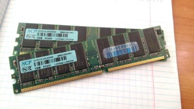 Лот: 10596623. Фото: 1. Оперативка DDR 400 1GB NCP. Оперативная память
