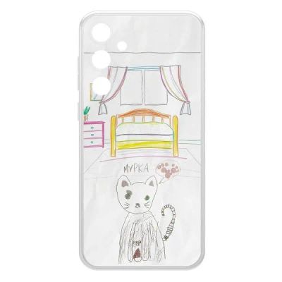 Лот: 25282656. Фото: 1. Чехол Krutoff Clear Case "Мурка... Чехлы, бамперы