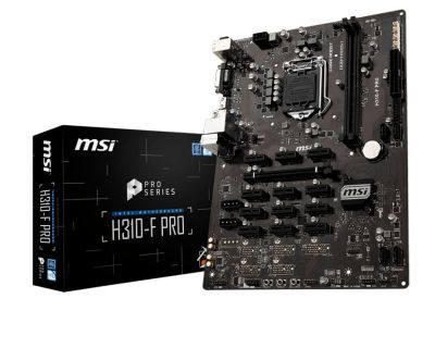 Лот: 17235309. Фото: 1. Материнская плата MSI H310-F Pro... Материнские платы