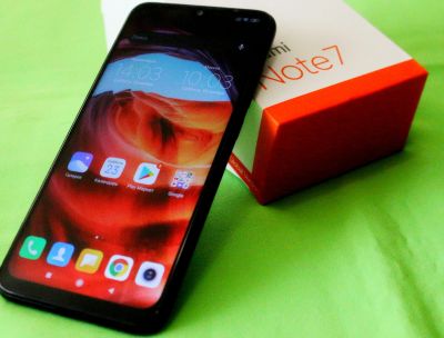 Лот: 15071286. Фото: 1. Xiaomi Redmi Note 7 4/64GB Black. Смартфоны