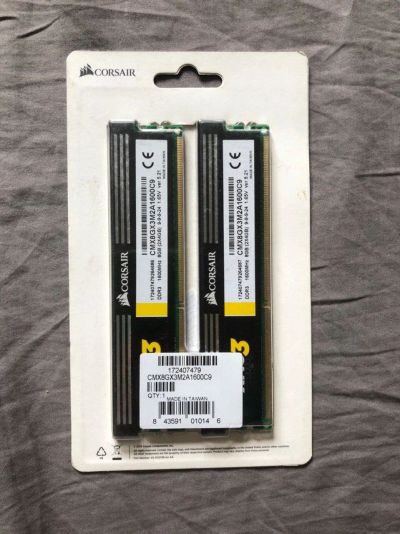 Лот: 13923905. Фото: 1. DDR3 Corsair XMS3 2x4GB 1600 CL9. Оперативная память