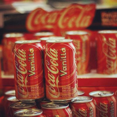 Лот: 4358253. Фото: 1. Упаковка Coca-cola Vanilla ванильная... Напитки