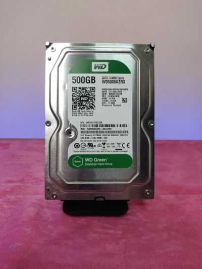 Лот: 23595497. Фото: 1. HDD 500Gb/WD Green/SATA3/3,5... Жёсткие диски (HDD)