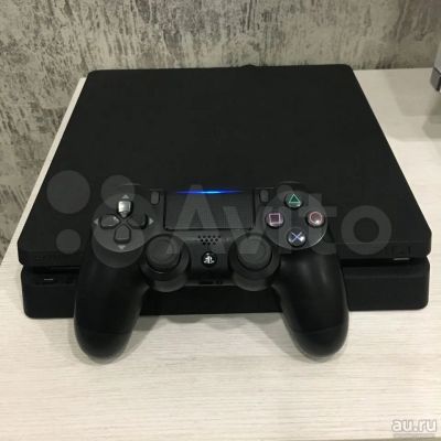 Лот: 17176653. Фото: 1. Sony Playstation 4 Slim 1000Gb... Игровые приставки, консоли