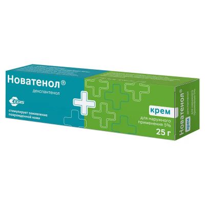 Лот: 24514017. Фото: 1. Новатенол 5% крем для наружного... Лекарства