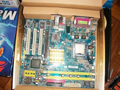 Лот: 2748012. Фото: 1. gigabyte ga-945plm-52. Материнские платы
