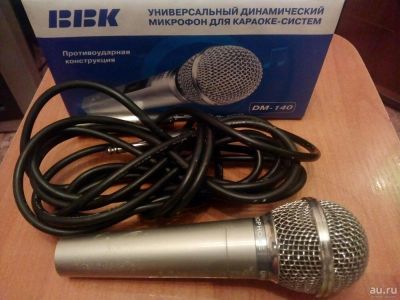 Лот: 10577764. Фото: 1. Микрофон для караоке. Наушники, гарнитуры