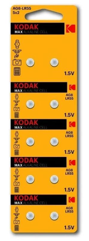 Лот: 22150125. Фото: 1. Элем.пит.KODAK AG8 (391) BL-10... Батарейки, аккумуляторы, элементы питания