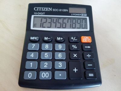 Лот: 10527929. Фото: 1. Калькулятор Citizen SDC-810BN. Калькуляторы