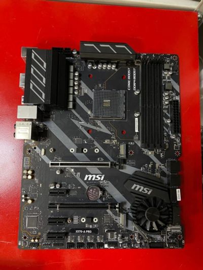 Лот: 16055449. Фото: 1. Материнская плата MSI X570-A PRO... Материнские платы