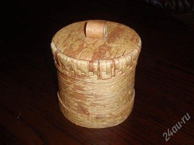 Лот: 473632. Фото: 1. Туес из бересты. Другое (посуда, кухонная утварь)