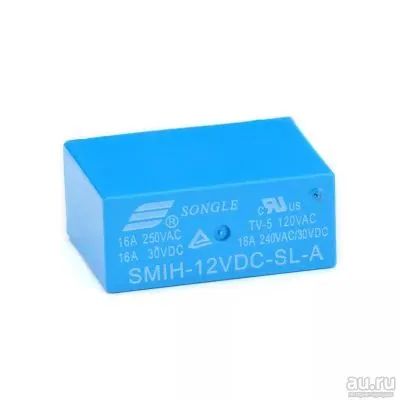 Лот: 20029084. Фото: 1. Реле SMIH-05VDC-SL, 5В, 250 В... Реле, тумблеры, переключатели