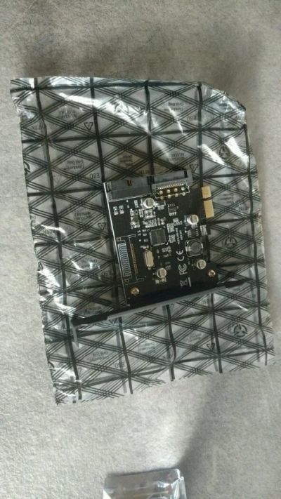 Лот: 9784071. Фото: 1. USB 3.0 Pci-e Контроллер на чипе... Платы расширения, контроллеры, доп. порты