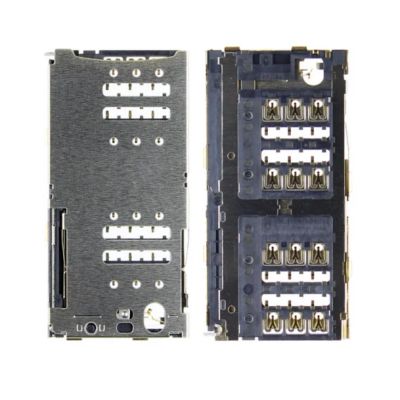 Лот: 10518869. Фото: 1. Коннектор SIM/MMC Alcatel Idol... Шлейфы, разъёмы
