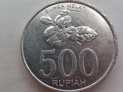 Лот: 21033532. Фото: 1. Монета Индонезии 500 рупий, 2003. Азия