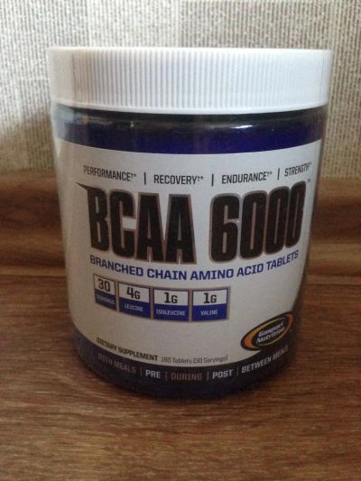 Лот: 4296894. Фото: 1. Gaspari Nutrition BCAA 6000 180... Спортивное питание, витамины