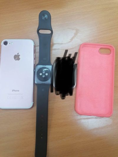 Лот: 18267105. Фото: 1. Iphone 7 + apple watch s1 обмен. Смартфоны