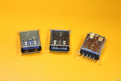 Лот: 9643196. Фото: 1. Разъем US-046, USB 3.0, 180 градусов... Разъёмы