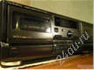 Лот: 205223. Фото: 1. Дека TECHNICS 474 2х-кассетник... Кассетные деки, магнитофоны