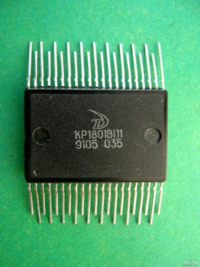 Лот: 13336142. Фото: 1. КР1801ВП1 035, микросхема, однокристальный... Микросхемы