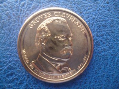 Лот: 11296620. Фото: 1. 1 доллар 2012 года Гровер Кливленд... Америка