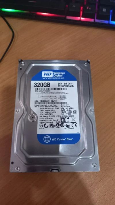 Лот: 19414233. Фото: 1. жесткий диск 320гб. Жёсткие диски (HDD)
