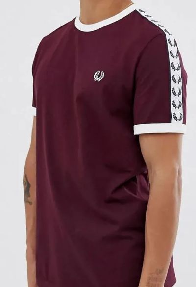 Лот: 23694531. Фото: 1. Оригинал Fred Perry футболка с... Футболки, поло