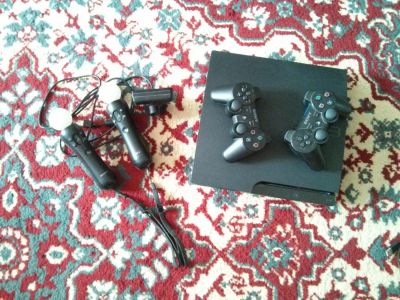 Лот: 6972597. Фото: 1. Sony Playstation 3 160 gb, 2 геймпада... Игровые приставки, консоли