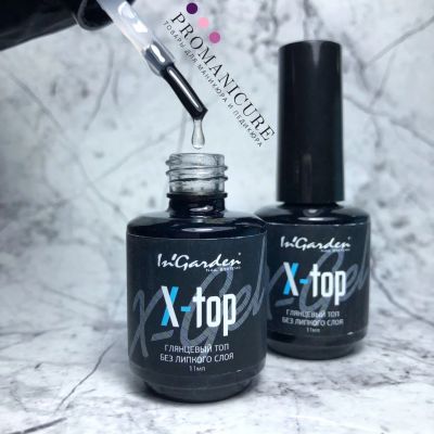 Лот: 15748606. Фото: 1. Глянцевый то X-Top от In’Garden... Лак для ногтей