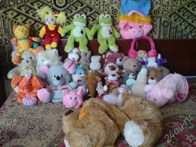 Лот: 394435. Фото: 1. 28 красивых мягких игрушек+ подарок... Другое (дети растут)