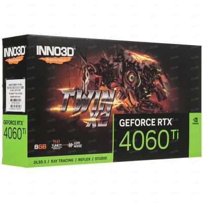 Лот: 24906906. Фото: 1. rtx 4060 ti 8 GB inno 3d. Видеокарты