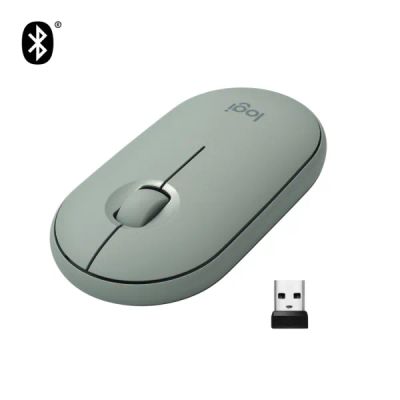 Лот: 25640525. Фото: 1. Мышь Logitech M350 Eucalyptus... Клавиатуры и мыши