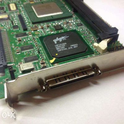 Лот: 6507665. Фото: 1. Контроллер SCSI CARD - Qlogic... Платы расширения, контроллеры, доп. порты