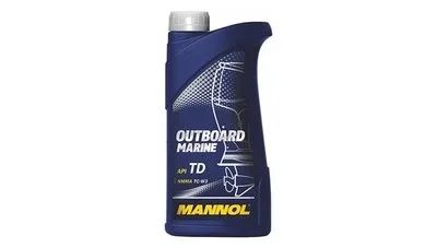 Лот: 14493582. Фото: 1. MANNOL Outboard Marine (1л.) NMMA... Масла, жидкости