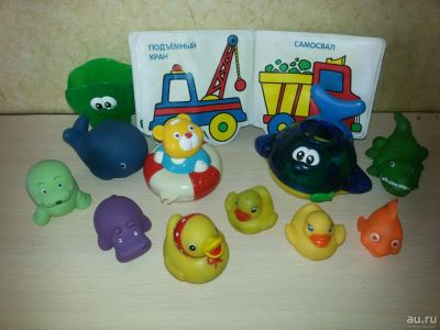 Лот: 13801102. Фото: 1. Игрушки для купания разнообразные... Игрушки для купания