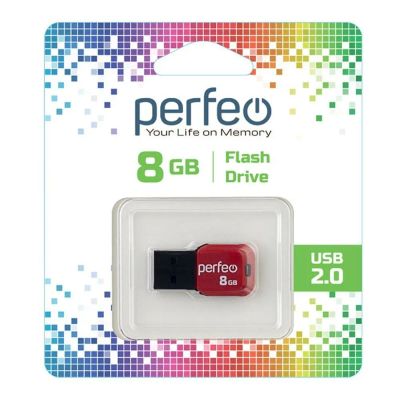 Лот: 24948526. Фото: 1. Флеш-накопитель USB2.0 8Gb Perfeo... USB-флеш карты