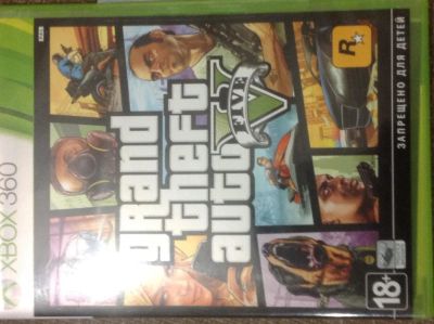 Лот: 11391105. Фото: 1. Игра для Xbox 360 GTA V. Игры для консолей