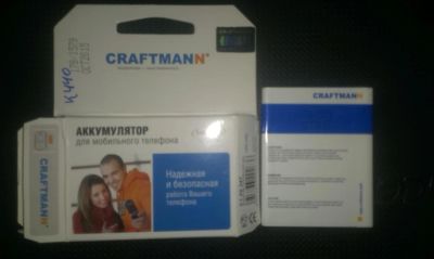Лот: 4701770. Фото: 1. батарейка craftmann alcatel one... Аккумуляторы