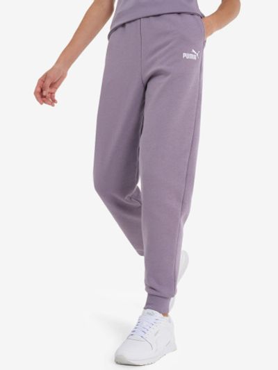 Лот: 23451814. Фото: 1. Брюки женские PUMA Ess+, Фиолетовый. Спортивные брюки, штаны
