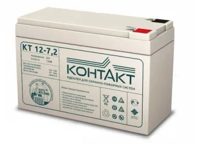 Лот: 24948553. Фото: 1. Аккумулятор Контакт КТ 12-7.2... ИБП, аккумуляторы для ИБП
