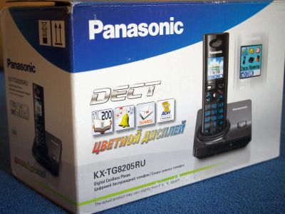 Лот: 5574892. Фото: 1. Радиотелефон Panasonic KX-TG8205RU. DECT и радиотелефоны