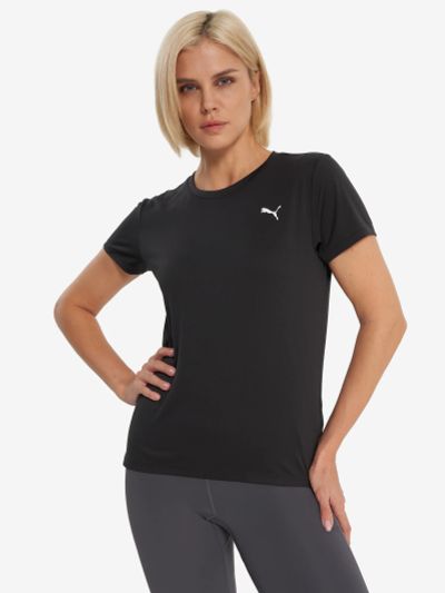 Лот: 25621975. Фото: 1. Футболка женская PUMA, Черный. Другое (спортивная одежда)