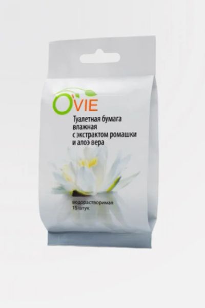 Лот: 7537313. Фото: 1. Влажная туалетная бумага Ovie... Интимная косметика, смазки