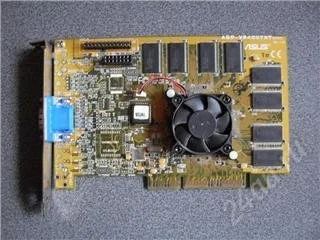 Лот: 75331. Фото: 1. Видюшка AGP глючная RIVA TNT 16mb. Видеокарты